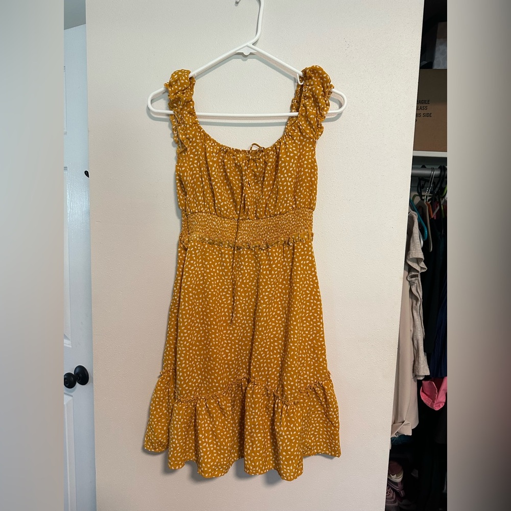 Yellow summer dress